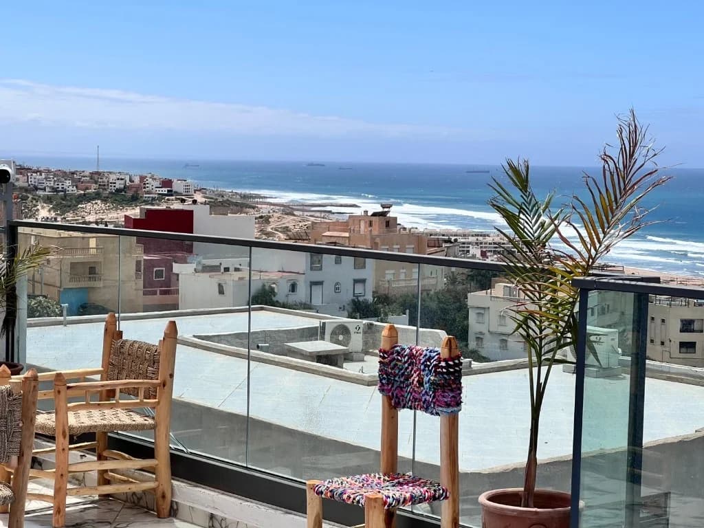 View from the terrace — Taghazout Bay